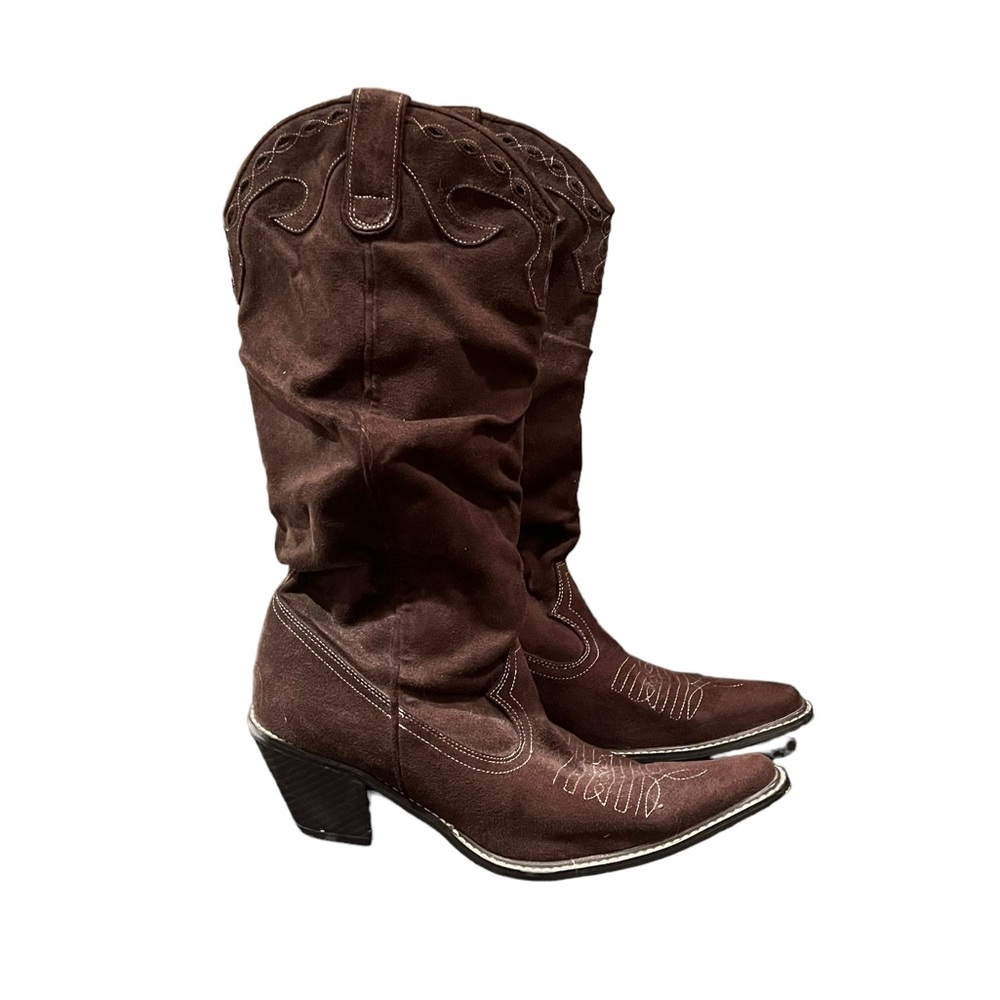 Arizona brown cow girl boots size 8